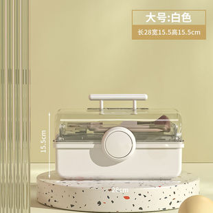 Multi-layer cosmetic storage box desktop large capacity art nail polish finishing phototherapy machine nail art dream domain