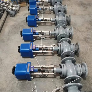 Electric Temperature Control Valve Temperature Controller Two-Way Three-Way Temperature Regulating Control Valve Self-Contained Temperature Controller