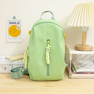 High-value Japanese Harajuku Simple Crossbody Bag Women's Korean-style Chest Bag Student Riding Shoulder Bag Small Backpack Women's Waist Bag