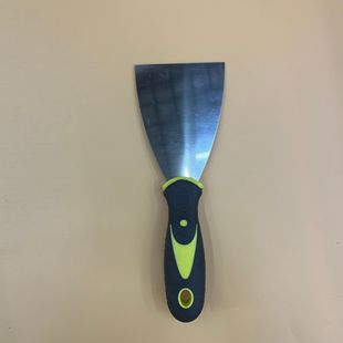 Factory Direct double-color plastic handle putty knife household cleaning shovel stainless steel cleaning tool trowel industrial knife