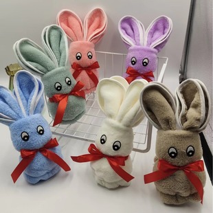 Factory supply Rabbit Towel opening wedding gift styling towel can be set a variety of shapes