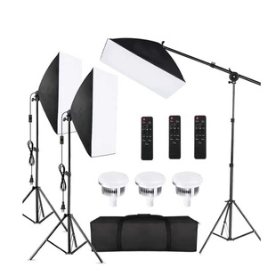 5070 soft light box studio shooting lighting live fill light suit LED remote control three-color temperature