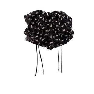 South Korea Elegant Bow Grab Clip Advanced Sense Butterfly Print Pontail Clip 2025 New Back of Head Hairpin Headwear
