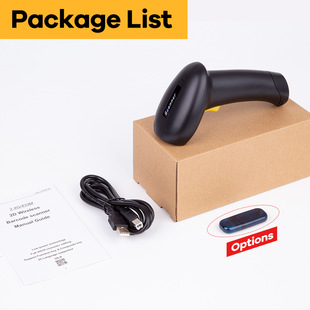 QR code scanner handheld wireless barcode QR barcode reader for mobile IOS Android