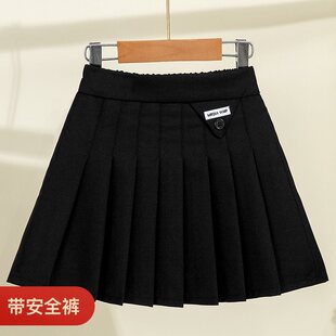 Girls Skirt Pleated Skirt Spring & Fall 2025 New Style Kidsren's Style Short Skirt Versatile Summer Girl Preppy Skirt