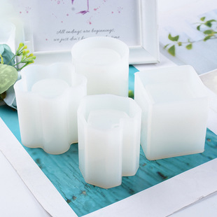 diy crystal drop glue pen container mold handmade material resin AB glue mirror stereo silicone mold