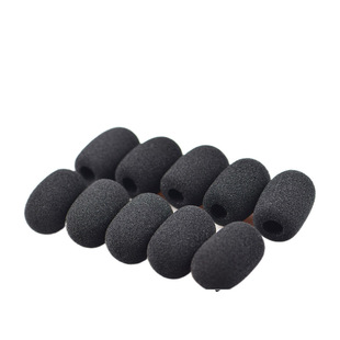 Microphone Sponge headset ear cotton microphone cover sponge cover head wear microphone collar clip microphone sponge Universal