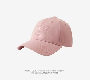 Bow Baseball Cap Women's 2025 New Sweet Cute Outdoor Sports All-match Trendy Sunscreen Cap Sunshade
