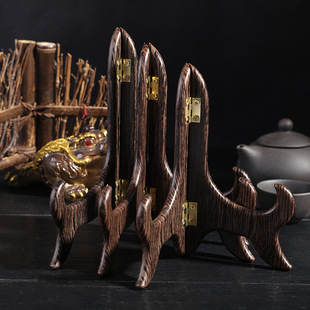 Чайная полка Pu-erh Имитация твердой древесины Стойка для чайного торта Стойка для торта Qizi Белый чай Фарфоровая тарелка Диск Ремесло Кронштейн Стеллаж для дисплея