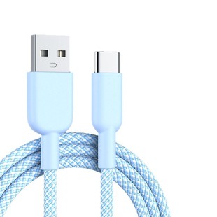 Type-C braided data line Macaron fast charging line for Huawei glory millet charging line cross-border wholesale