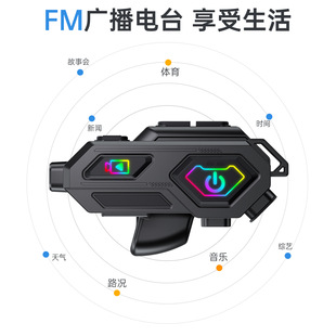 Cross-border new motorcycle helmet waterproof noise reduction HD shooting intercom helmet Bluetooth headset driving recorder