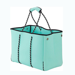 Cross-border perforated diving material beach bag large capacity Women's hole bag outdoor diving material mother and child bag shopping bag