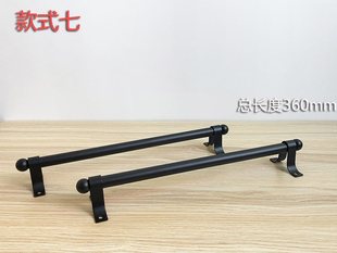 American Style Wrought Iron Barn Door Handle Flat Pull Simple Sliding Door Wooden Door Door Invisible Sliding Door Handle