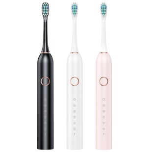 Cross-Border Popular New Electric Toothbrush for Adults, Household 6-Speed Soft-Bristle Sonic Toothbrush, Whitening Toothbrush