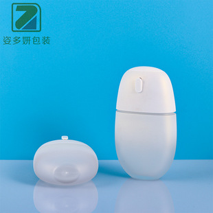 30g oblate oval lotion bottle pressing foundation essence isolation sunscreen bottle cosmetic makeup packaging material