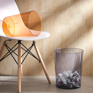 Trash Bin Living Room Home Light Luxury Transparent Toilet Toilet Kitchen Creative Large Capacity Office Bedroom Trash Bin