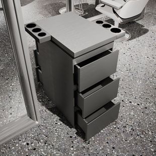 Tool Cabinet for Hair Salon Special Stainless Steel Work Cabinet for Hair Salon Multi-layer Storage Cabinet for Hair Barber