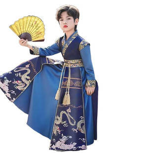 Мальчик Hanfu 2025 год змеи весна и осень