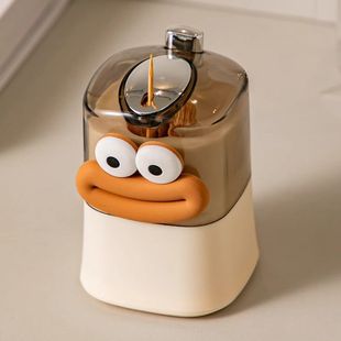Creative Toothpick Cartridge Automatic Pop-up Household Storage High-value Personalized Cream Style New Entry Luxury Restaurant Toothpick