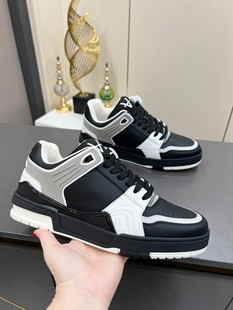 Donkey Home Style Thick-soled Height-increasing Casual Sneakers Men's Genuine Leather Breathable All-match Fashionable Trendy Shoes Internet Celebrated Explosions