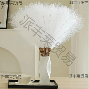 Home floor simulation green plants a variety of simulation reed cross-border Puwei a fork reed reed simulation wedding decoration