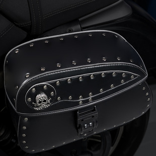 Трансграничная горячая распродажа Harley мотоциклетная боковая сумка европейские и американские ретро заклепки черепа подвесная сумка большая емкость противоугонного оборудования