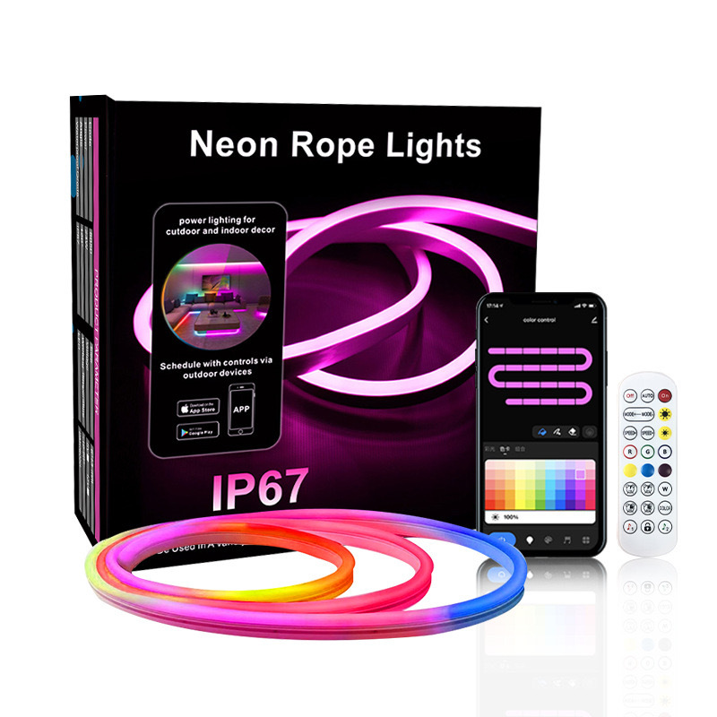 Magic color flexible light belt Happy car electric sports decoration APP control USB light belt intelligent magic color neon light belt