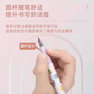 Deli S692 Erasable Pen Ink Bag Set Erasable Pure Blue Erasable Pen +4 Ink Bag