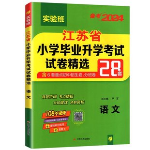 Jiangsu Province Primary School Graduation Entrance Examination Paper Selected 28 Sets of Chinese Mathematics English Test Total