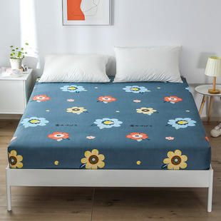 Waterproof bed hat single-piece urine-proof breathable bed cover non-slip bed sheet Simmons thin mattress dust cover protective cover Lingzhi