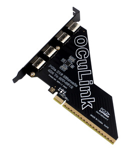 PCIe X16 Разделить 4 порт SFF8611 & 8612 Oculink расширение карты внешний U.2SSD