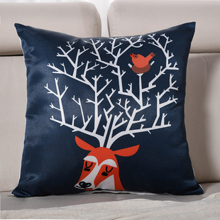 Summer ice rattan ice silk summer mat pillowcase summer sofa mat cushion cover rattan Mat back cushion cover without core
