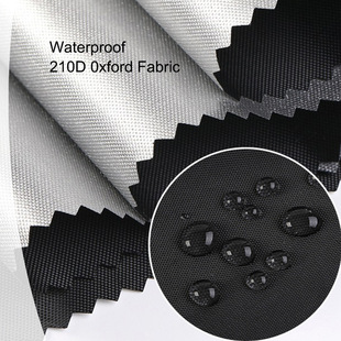 Cross-border Oven Cover Dust-proof Waterproof UV-proof Black 210D Silver-coated Oxford Cloth BBQ Outdoor Barbecue Cover