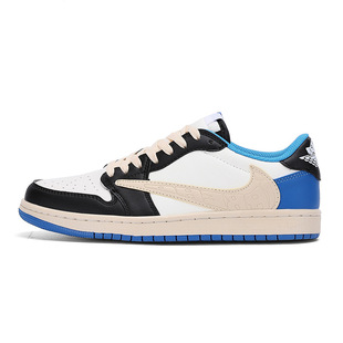 aj men's shoes 2024 new summer men's aj1 reverse black and white panda board shoes air force one sneaker children