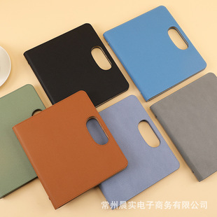 New Simple Office Portable Notepad High-end Printable Logo Multifunctional Creative Business Loose-leaf Notebook