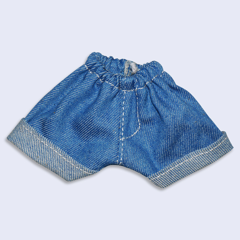 Bjd 6-Point Baby Clothes Pure Cotton T-Shirt Denim Cargo Pants Shorts Stripesd Shirt Casual Short-Sleeved Sweatshirt Special Price Clearance
