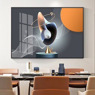 Light Luxury Abstract Restaurant Decorative Painting High-end Nordic Home Dining Room Living Room Background Wall Mural Bedroom Bedside Hanging Painting