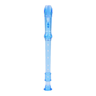 Creative Candy-colored Transparent Flute Playing Musical Instrument Kidsren's Mini Recorder Street Stall Supply Small Gifts Wholesale