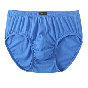 Men's underwear cotton high waist briefs plus size loose fat guy deep cotton shorts breathable sweat-absorbent underpants