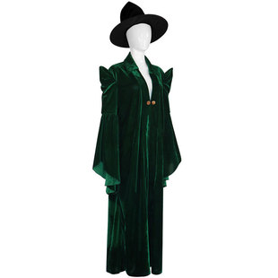 Harry Potter cos clothing Professor Minerva McGonagall President Robe cosplay Robe Factory Wholesale Halloween
