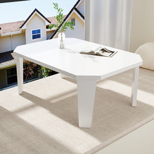 Outdoor Simple Foldableing Table, Household Small Apartment Living Room Coffee Table, Reception Table, Balcony Bay Window Table, Floor Table Customization