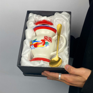 Internet celebrity style spittoon water Cup phlegm pot Internet celebrity night pot tea cup personality ceramic cup strange coffee cup water Cup