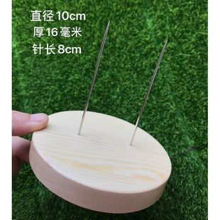 Factory direct solid wood doll doll standing with needle queen wool base bracket