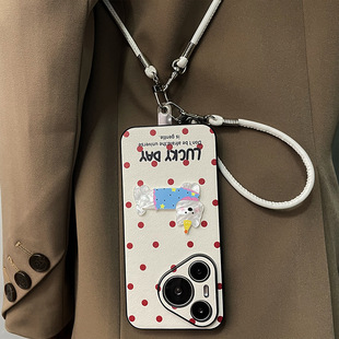 For Huawei Pura70Ultra Phone Case 70Pro Portable Crossbody Simple Fresh Instagram Popular Light Luxury