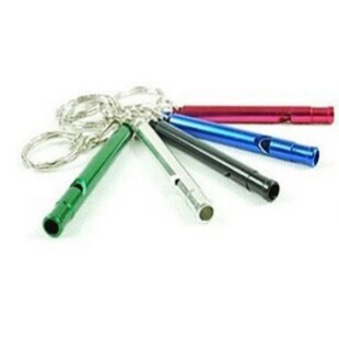 Supply aluminum alloy whistle 7.1*0.7 slender outdoor whistle