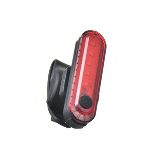 Mountain bike riding taillight LED light night rear reflective warning light with bracket waterproof usb taillight