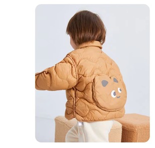 Autumn and winter girls light baby coat children's down jacket boys short tide thin anti-season wholesale Korean baby