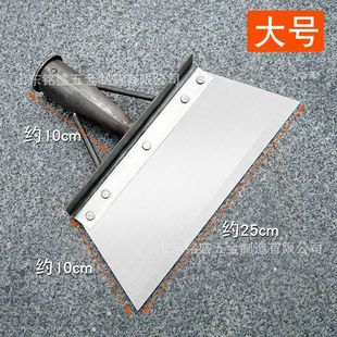 Manganese Steel Saw Blade Snow Removal Shovel Sharp Unbladed Household Cleaning Shovel Agricultural Livestock Dung Removal Shovel Outdoor Snow Removal