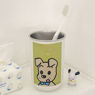 Question mark boys and girls drop-proof couple mouthwash cup ins high-value simple cartoon creative toothbrush cup wash cup