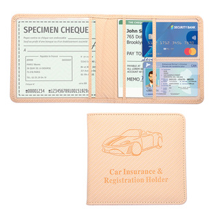 Cross-Border Spot Driver's License Protective Cover, Ticket Protective Cover, Portable Multi-Functional Overseas Multi-Card Slot Pu Leather Passport Bag